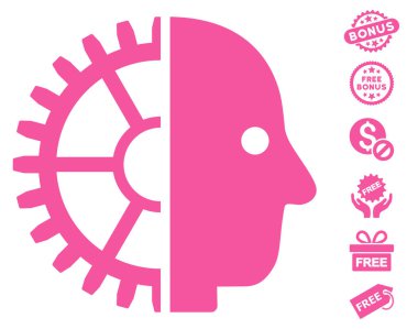 Cyborg kafa simgesi ücretsiz bonus