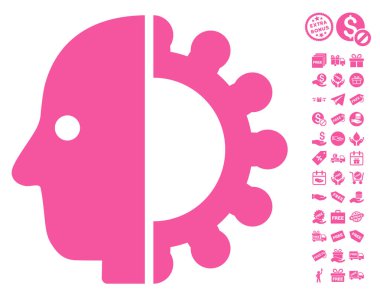 Cyborg kafa simgesi ücretsiz bonus