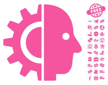 Cyborg kafa simgesi ücretsiz bonus