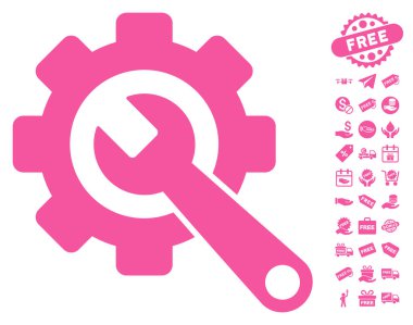 Dişli ve ücretsiz Bonus ile Wrench kutsal kişilerin resmi