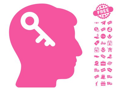 Kafa simgesi ücretsiz Bonus ile anahtar