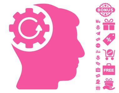 Akıl dişli döndürme simgesi ücretsiz bonus