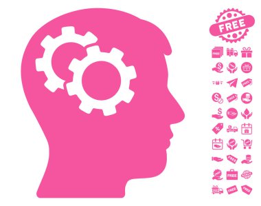 Ücretsiz Bonus ile akıl Gears simgesi