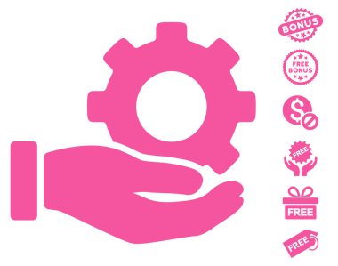 Mekanik vites hizmet el simgesi ücretsiz bonus