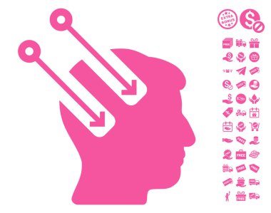 Sinirsel arayüz simgesi ücretsiz bonus