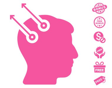 Sinirsel arayüz fişler simgesi ücretsiz bonus