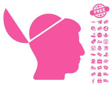 Ücretsiz Bonus ile açık beyin simgesi