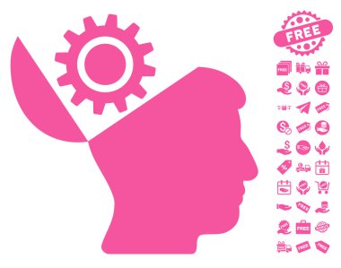 Açık kafa dişli simgesini ücretsiz bonus