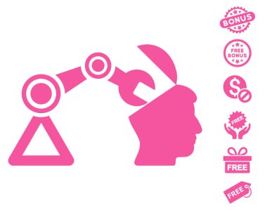 Açık kafa cerrahi manipülatör simgesi ücretsiz bonus