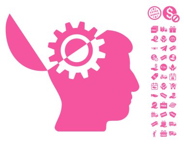 Açık fikirli dişli simgesini ücretsiz bonus