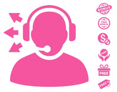 Operatör cevap konuşma simgesini ücretsiz bonus