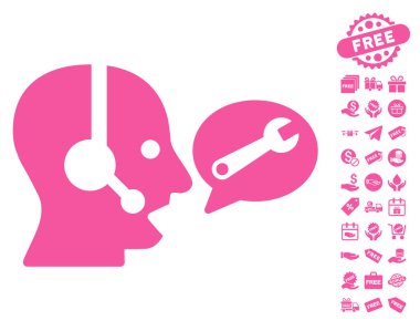 Operatör hizmeti ileti simgesi ücretsiz bonus