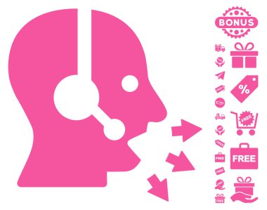 İşleç simgesi ücretsiz Bonus ile konuşmak