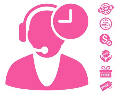 İşleç saat simgesini ücretsiz bonus