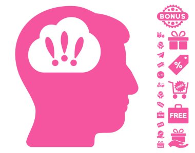 Ücretsiz Bonus ile sorun beyin fırtınası simgesi