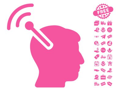 Radyo sinirsel arayüzü simgesi ücretsiz bonus