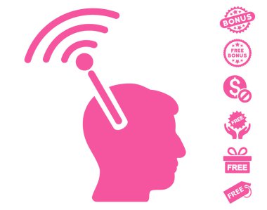 Radyo sinirsel arayüzü simgesi ücretsiz bonus