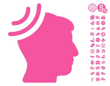 Radyo Resepsiyon beyin simgesi ücretsiz bonus