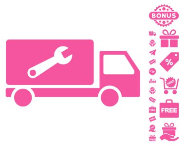 Ücretsiz Bonus ile hizmet araba simgesi