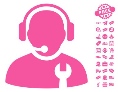 Ücretsiz Bonus ile hizmet işleç simgesi