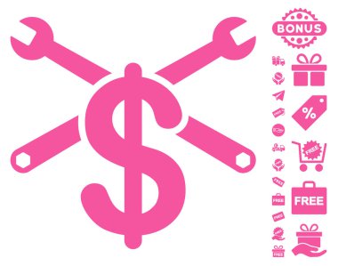 Hizmet fiyat simgesi ücretsiz bonus