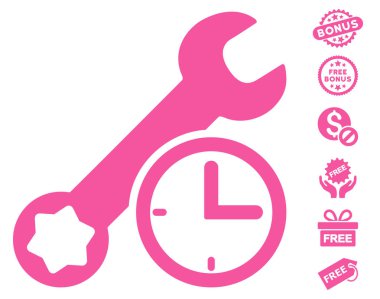 Hizmet saat simgesini ücretsiz bonus