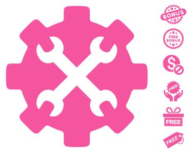 Ücretsiz Bonus simgesiyle hizmet araçları