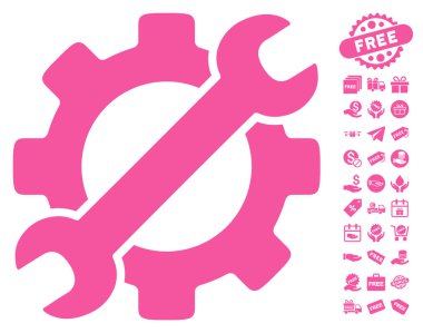 Ücretsiz Bonus simgesiyle hizmet araçları