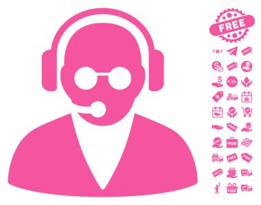 Ücretsiz Bonus ile destek işleç simgesi