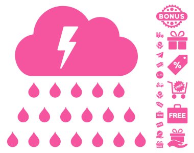 Fırtına yağmur bulutu simgesi ücretsiz bonus