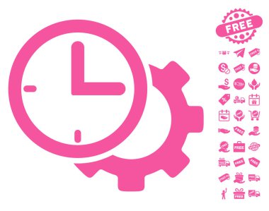 Zaman kurulum dişli simgesini ücretsiz bonus