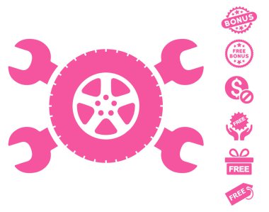 Lastik Servisi anahtarı simgesini ücretsiz bonus