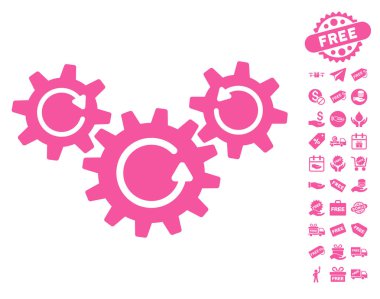 İletim tekerlekler döndürme simgesi ücretsiz bonus