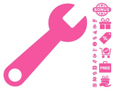 İngiliz anahtarı simgesini ücretsiz bonus