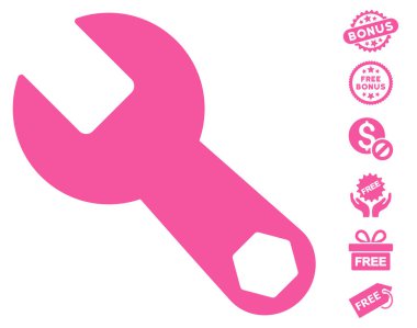 İngiliz anahtarı simgesini ücretsiz bonus