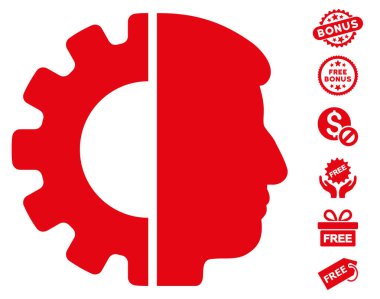 Ücretsiz Bonus ile Android kafa simgesi