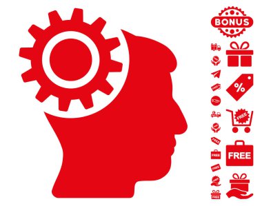 Beyin dişli simgesini ücretsiz bonus