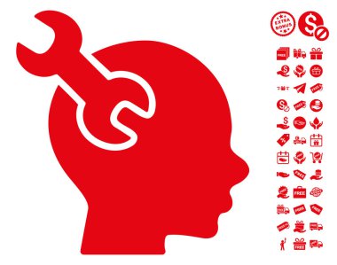 Beyin hizmet Wrench kutsal kişilerin resmi ile ücretsiz Bonus