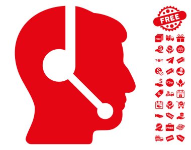 Çağrı Merkezi operatörü simgesi ücretsiz bonus