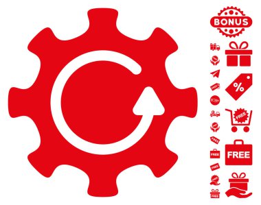 COG döndürme yönünü simgesi ücretsiz bonus