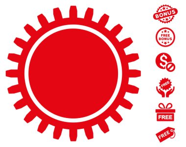 Ücretsiz Bonus dişli simgesiyle