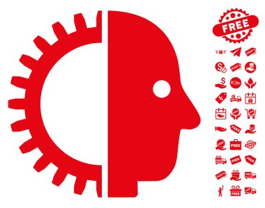 Cyborg kafa simgesi ücretsiz bonus