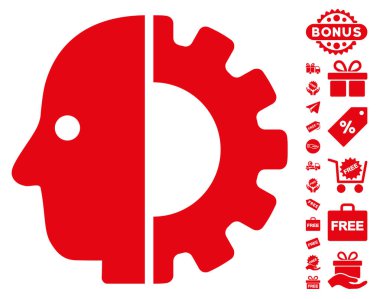 Cyborg kafa simgesi ücretsiz bonus