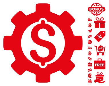 Ücretsiz Bonus ile Geliştirme maliyet simgesi