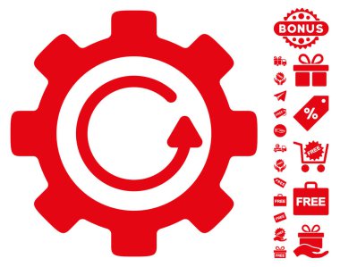 Dişli döndürme yönünü simgesi ücretsiz bonus