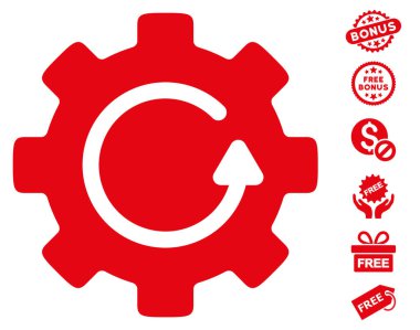 Dişli döndürme simgesi ücretsiz bonus