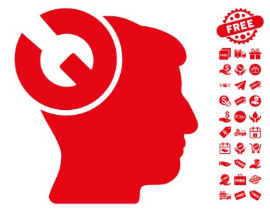 Kafa cerrahi Wrench kutsal kişilerin resmi ile ücretsiz Bonus