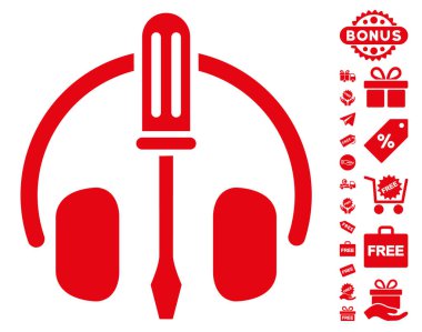 Kulaklık tornavida simgesi ücretsiz Bonus ile ayarlama