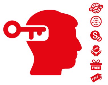 Ücretsiz Bonus ile akıl anahtar simgesi