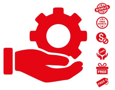 Mekanik vites hizmet el simgesi ücretsiz bonus